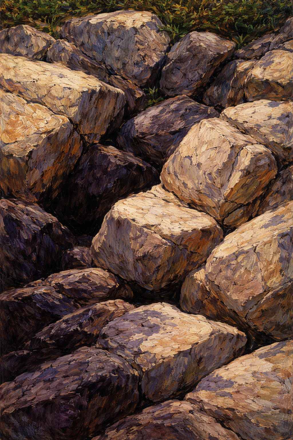 ポール・アーヴンの岩の習作