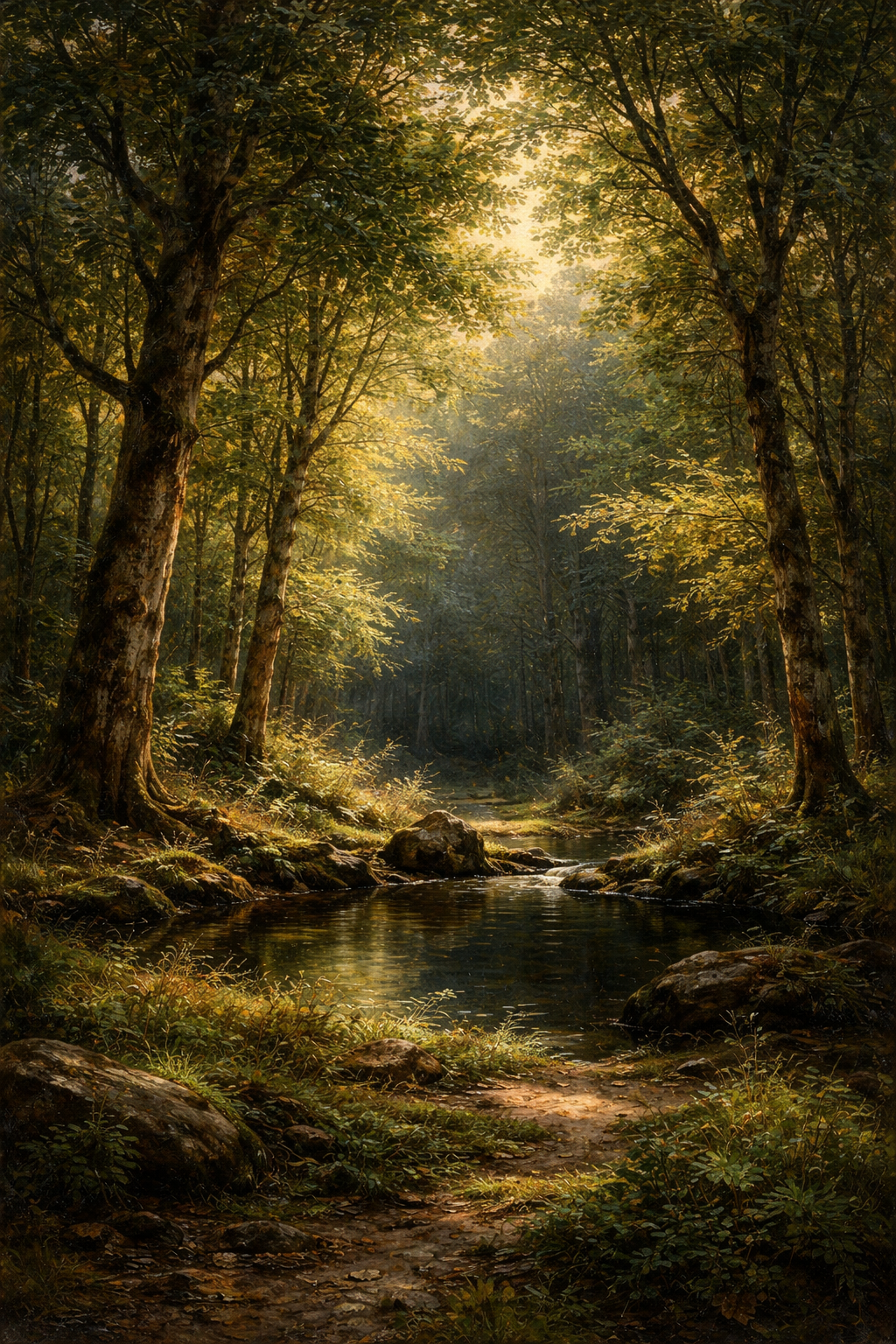 フォンテーヌブロー森、草地