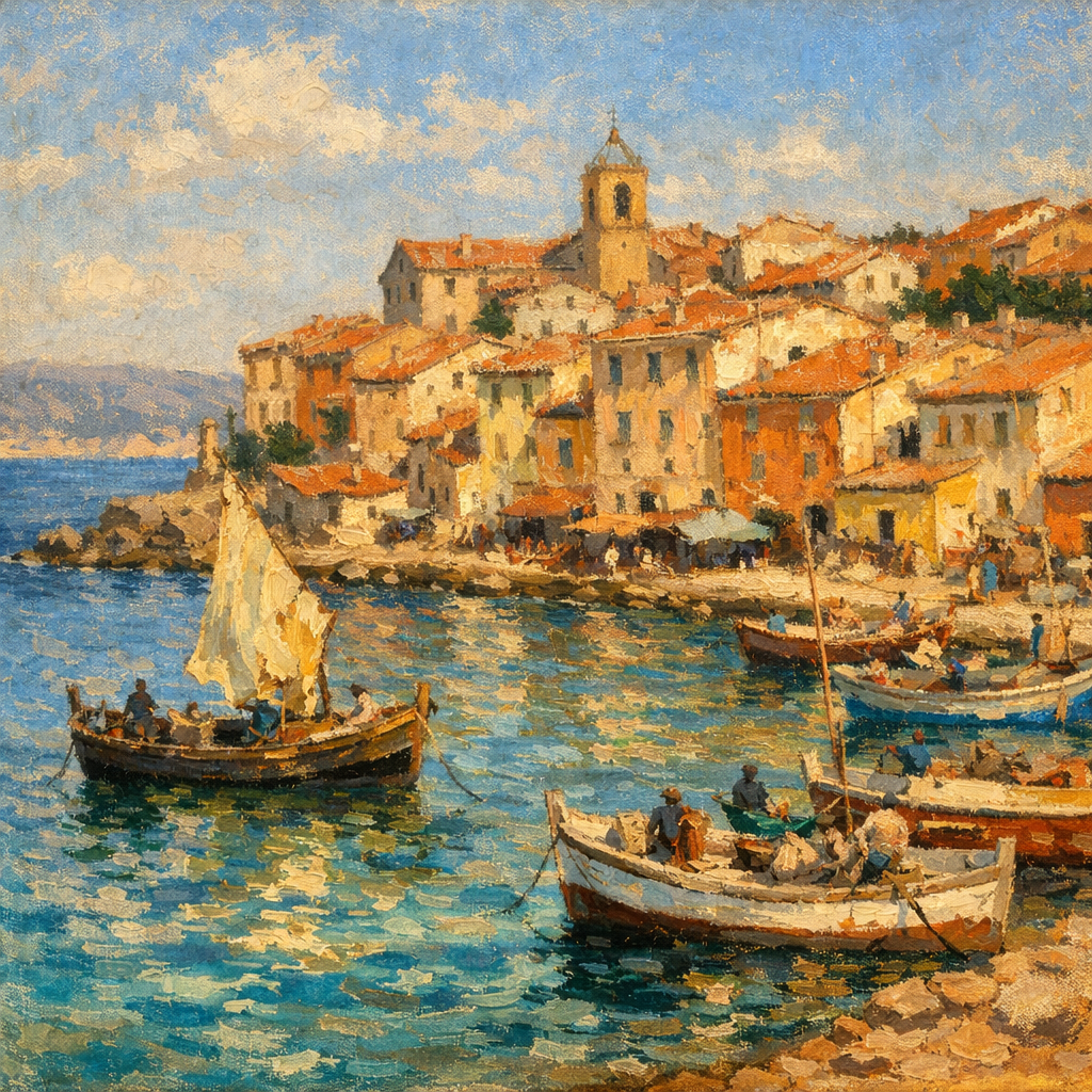 漁村、コート・ダジュール