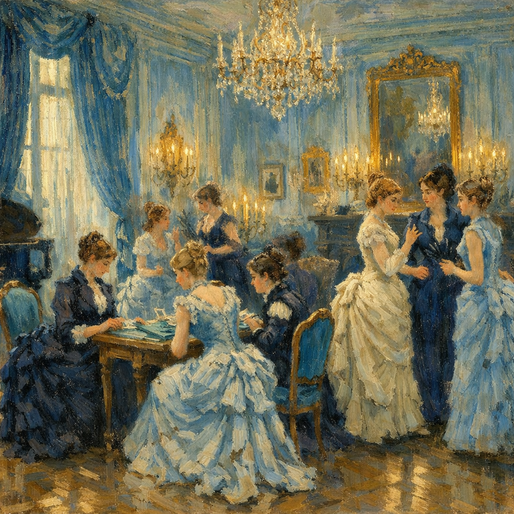 ルフェーヴル夫人の青いサロン