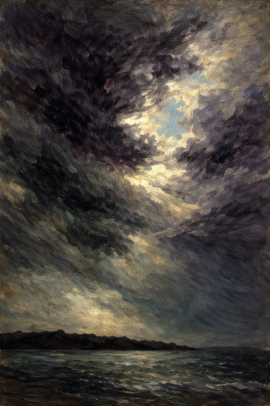 空の習作、嵐の効果