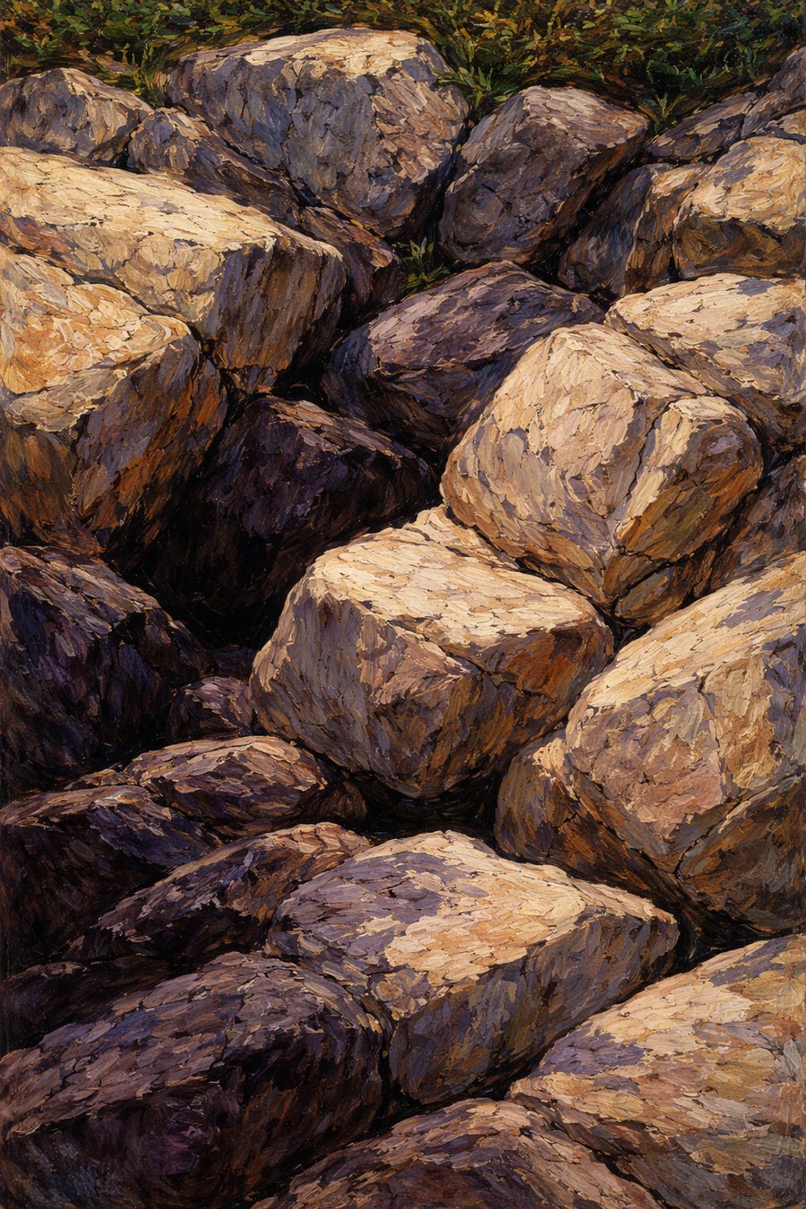 ポール・アーヴンの岩の習作