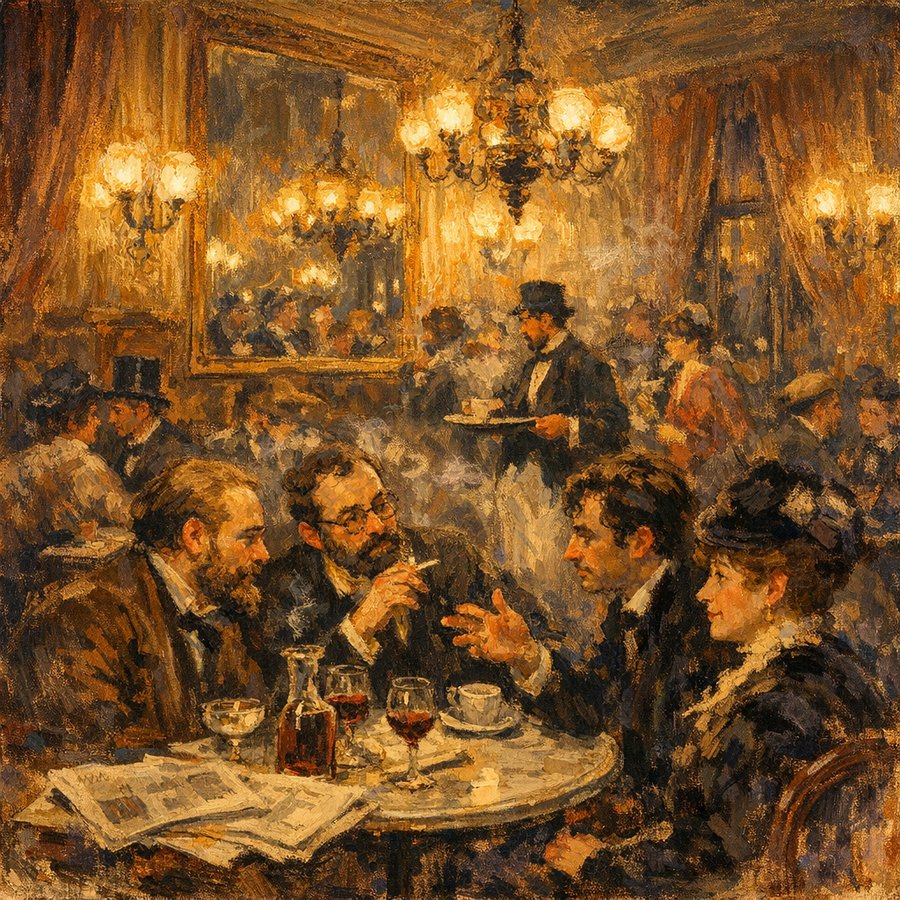 新アテナイ・カフェで